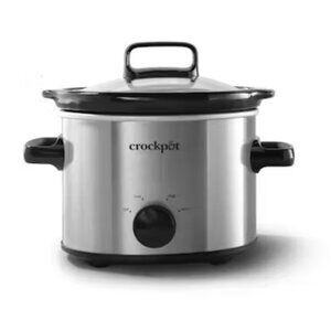 Crockpot Classic Slow Stainless Steel Slow Cooker ‎ 2-Quart